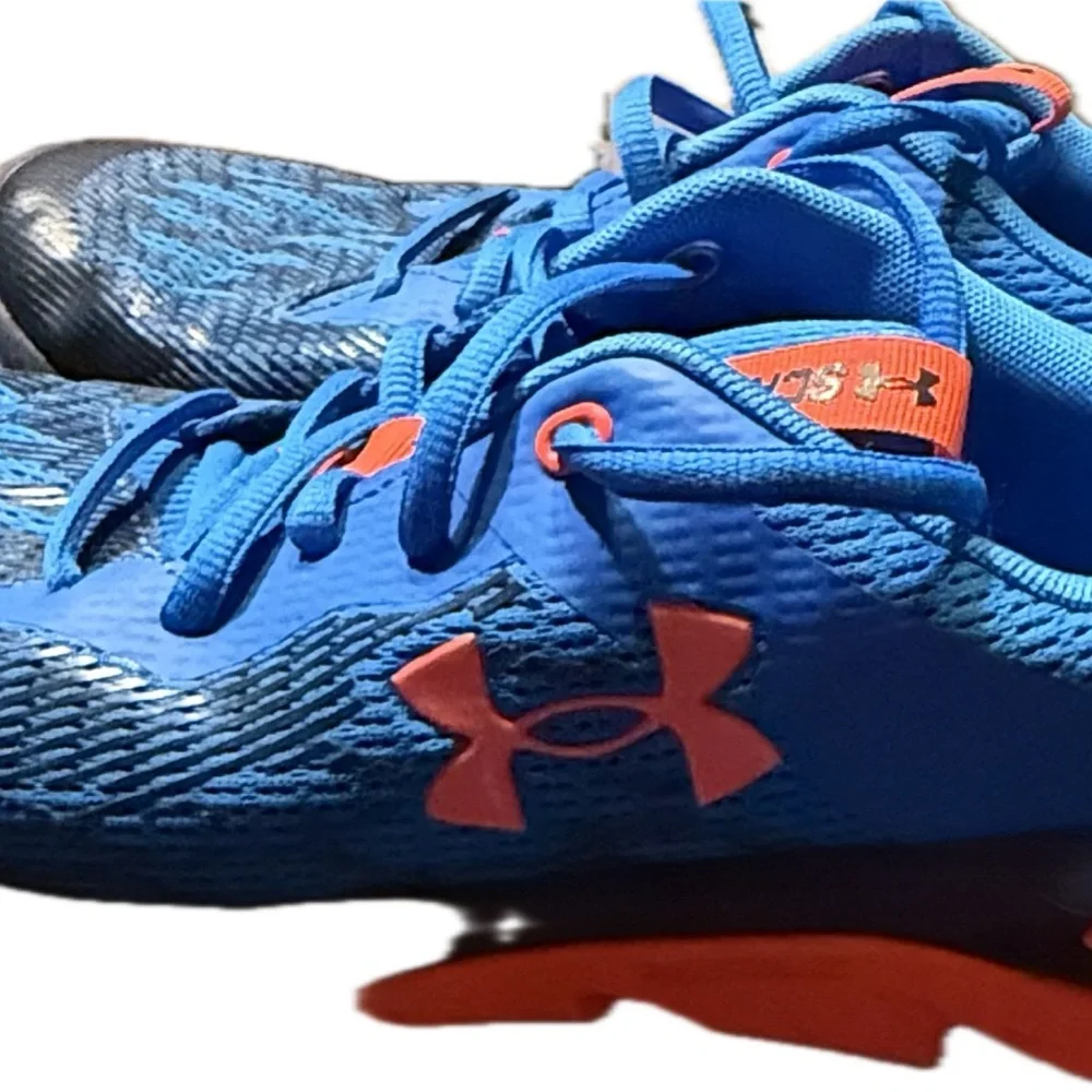 Under Armour men boys red blue sneakers